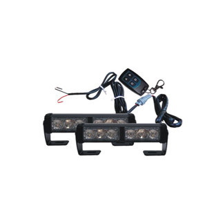 GL-812F RGB LED Car Wireless And Change Color Emergency Warning Strobe Grill Light Bar